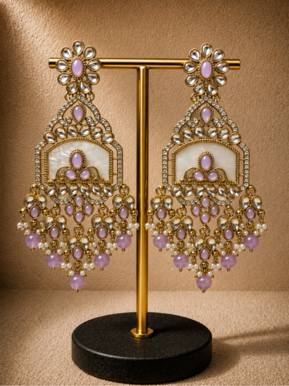Auraya Lilac Ruhani Palace Earrings